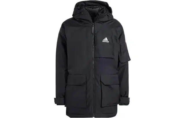 adidas Logo Print Down Jacket