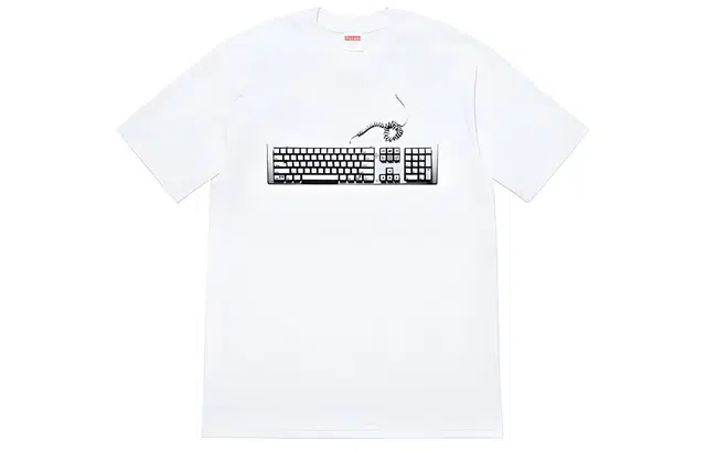 Supreme SS19 Keyboard Tee White T