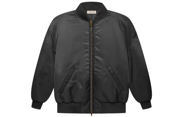 Fear of God FW22 Nylon Twill Bomber Black