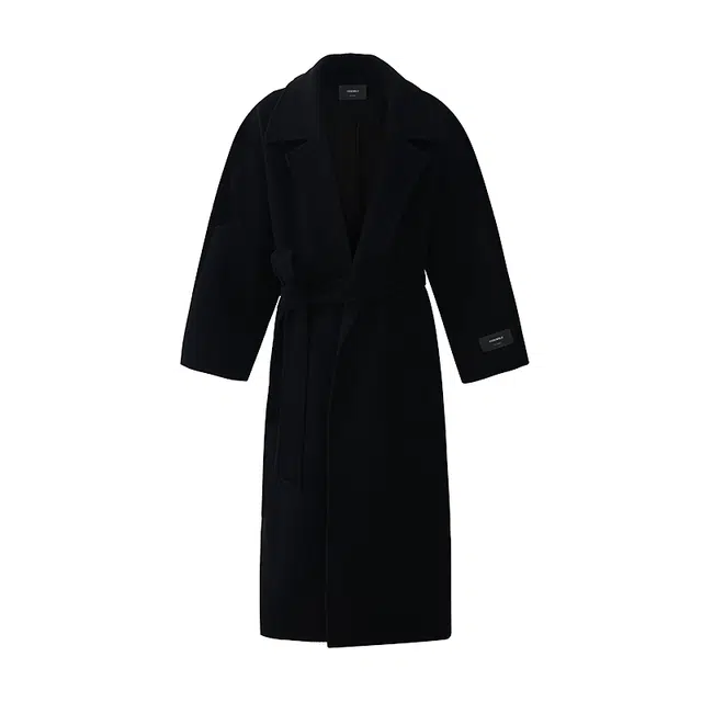 455EMBLE Wool Robe Coat Black