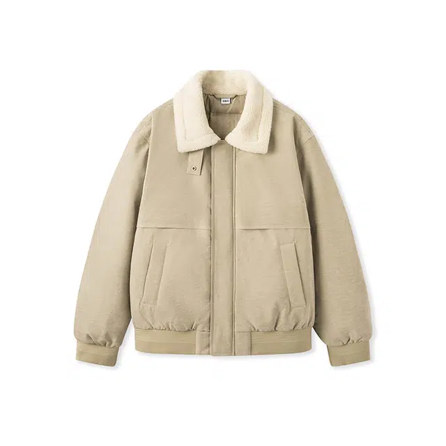 森马 美式复古纯色宽松休闲羽绒服 男款