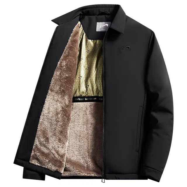 贵人鸟 保暖加绒加厚翻领夹克外套 男女同款