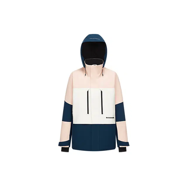 波司登 运动户外滑雪防风防水透气撞色连帽羽绒服 男女同款