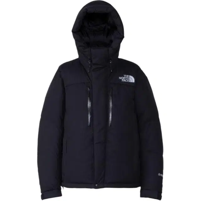 The North Face Logo Hoodie Down Jacket Black