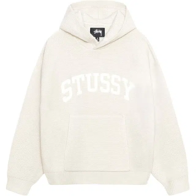 Stussy FW24 FELT PATCH KNIT HOODIE