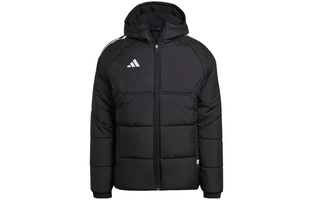 adidas Logo Hoodie Jacket Black