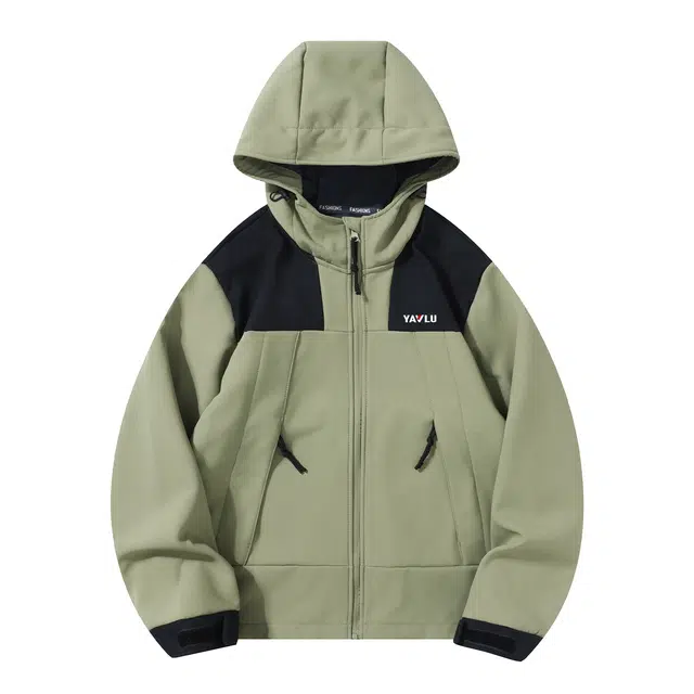 雅鹿  时尚潮流宽松百搭  防水防风耐磨冲锋衣 男女同款
