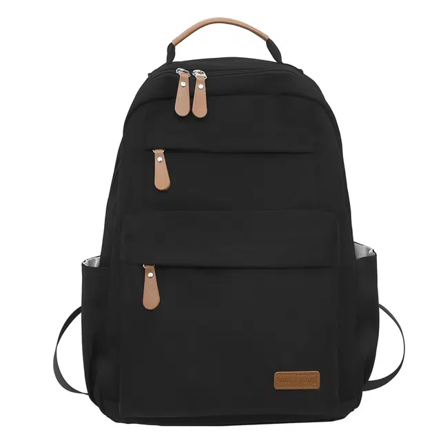 恒源祥 纯色时尚百搭简约 尼龙 双肩包 男女同款情侣款 多色