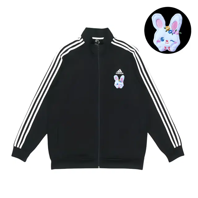 adidas Embroidered Rabbit Striped Jacket