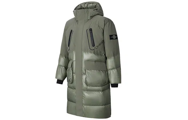 Anta x CHENPENG Olive Down Jacket