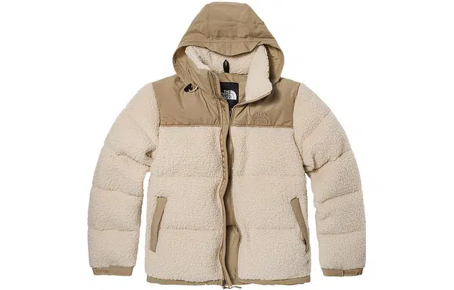 The North Face Logo Print Puffer Jacket