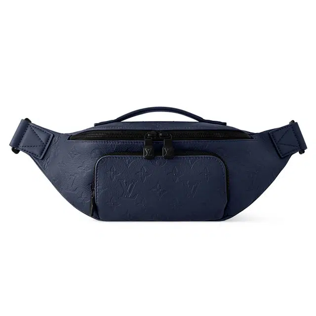 Louis Vuitton Monogram Shadow Waist Bag Navy