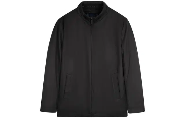 才子 拉链立领商务简约休闲纯色羽绒服 男款