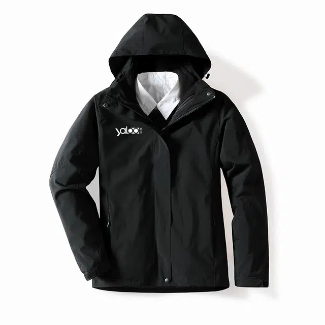 雅鹿  防水防风保暖美式户外撞色可拆卸三合一加厚连帽宽松 冲锋衣 男女同款
