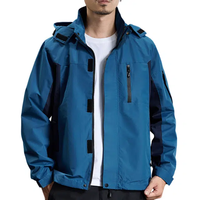 【dme】  美式复古百搭户外登山连帽休闲  防水防风速干防寒冲锋衣 男女同款