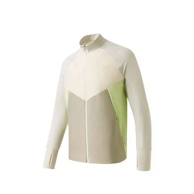 马孔多 运动加绒加厚防风透湿吸湿排汗抗静电绒感外套 男款 土灰色