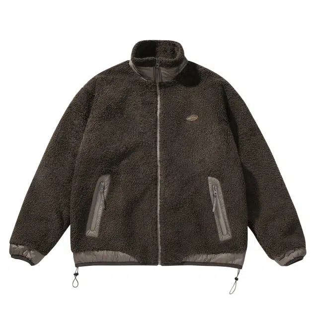 山系 加绒加厚立领防寒户外保暖绒感外套 男女同款