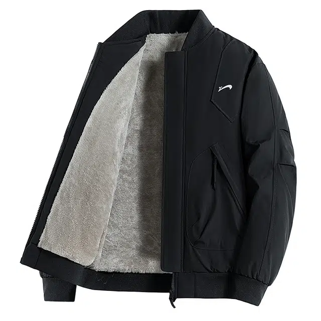 贵人鸟 山系户外风保暖加绒纯色休闲百搭中青年夹克外套 男女同款