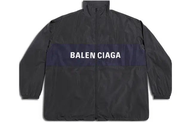 Balenciaga FW23 Zip-Up Jacket In Black