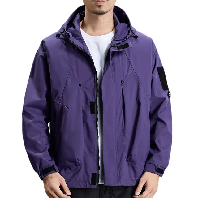 【dme】  美式潮流宽松休闲户外连帽百搭登山服  防水防风速干防寒冲锋衣 男女同款