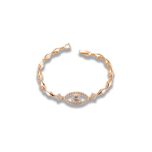 大唐国鼎 闪耀之眼小众时尚简约设计潮酷个性小众高级感森系高级感本命年财运 好运 合金 手链 女款