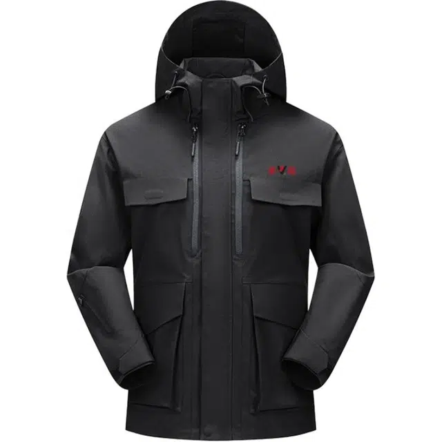 雅鹿  纯色简约时尚上衣  防水防风防紫外线透气耐磨保暖速干超轻吸湿排汗冲锋衣 男款