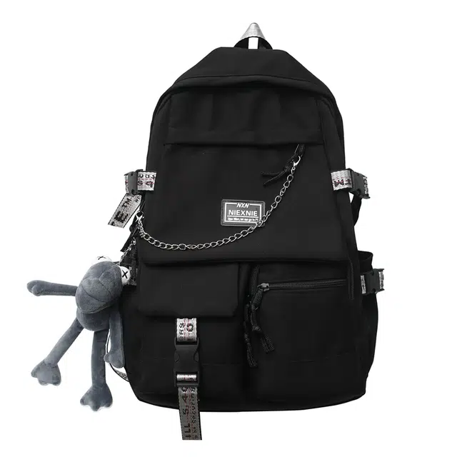 醇龙 潮牌韩版个性外出旅游 尼龙 双肩包 男女同款情侣款 多色