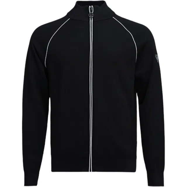 迪柯尼 立领舒适时尚运动休闲长袖夹克 男款 黑色