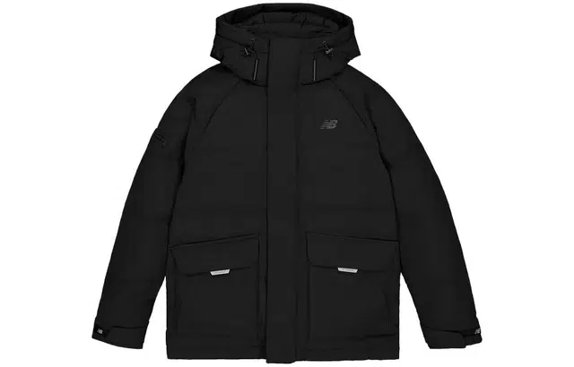 New Balance Down Jacket Hoodie Black