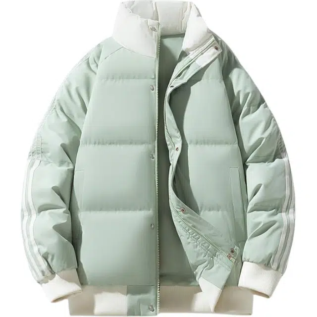 极限涡轮 美式高街保暖上衣宽松休闲立领学生外套棉服 男女同款