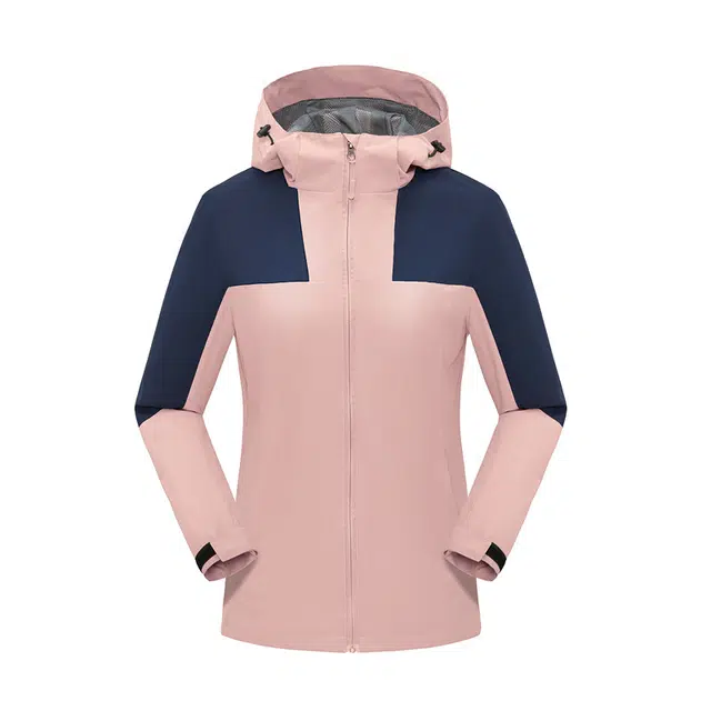 雅鹿  薄款休闲舒适  防水防风冲锋衣 男女同款