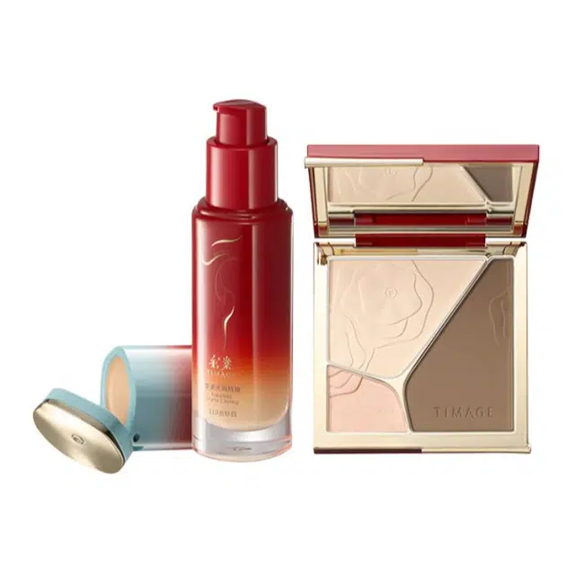 彩棠 立体持妆彩妆套装 自然持久