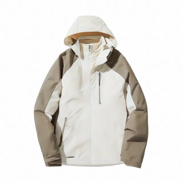 雅鹿  户外三合一休闲  防风冲锋衣 男款