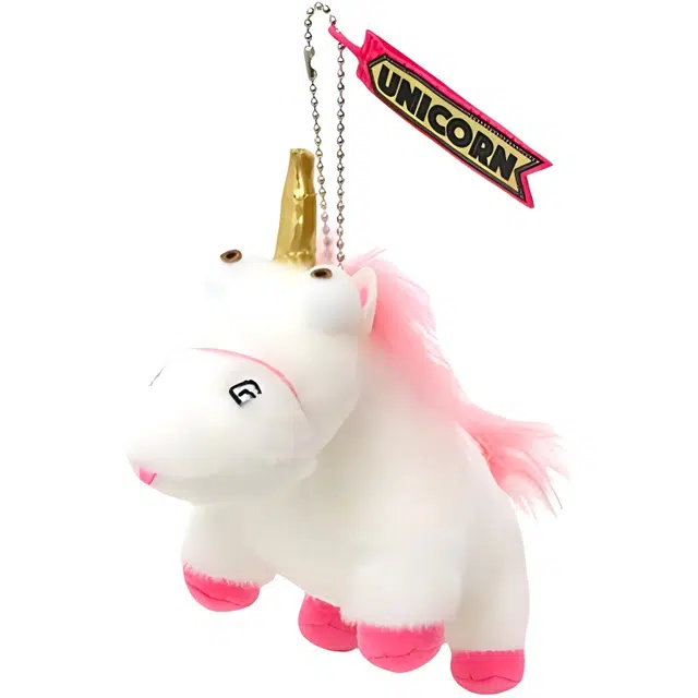 环球影城 日本 神偷奶爸 独角兽钥匙扣 玩偶 毛绒挂件