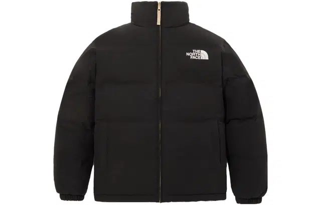 The North Face Logo Reversible Down Jacket Black