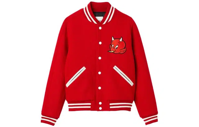 Sandro x HOT STUFF Retro Baseball Jacket