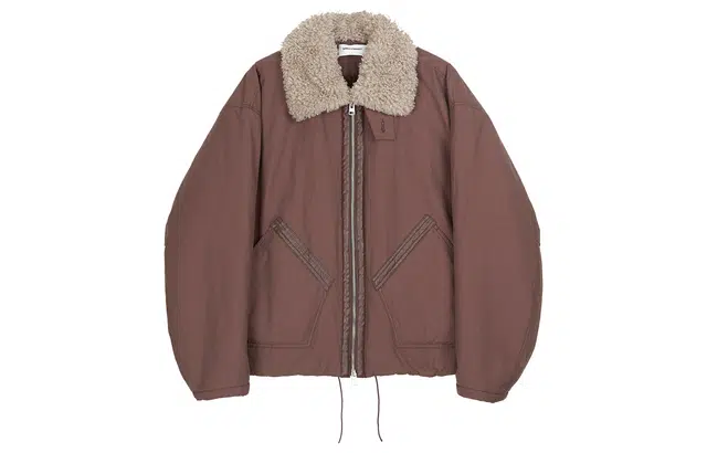 SIMPLE PROJECT *Faux-Fur Collar Jacket