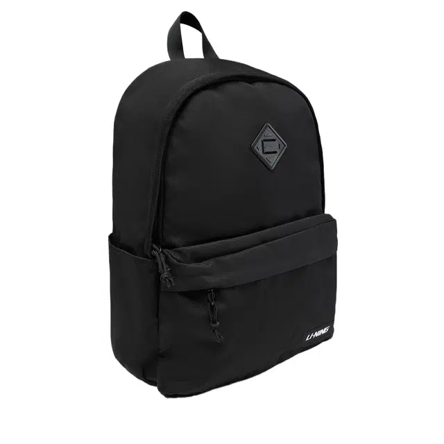 李宁儿童 运动生活系列潮流个性时尚百搭 聚酯纤维 双肩包 青少年 白色