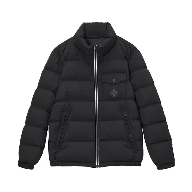 安正 云朵纯色立领拉链羽绒服 男款
