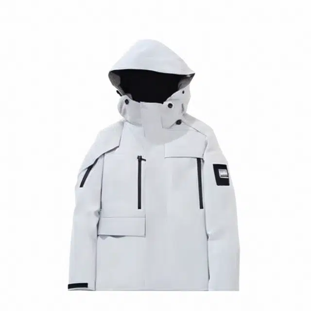 雅鹿  连帽合身拉链  防水防风防紫外线冲锋衣 男女同款