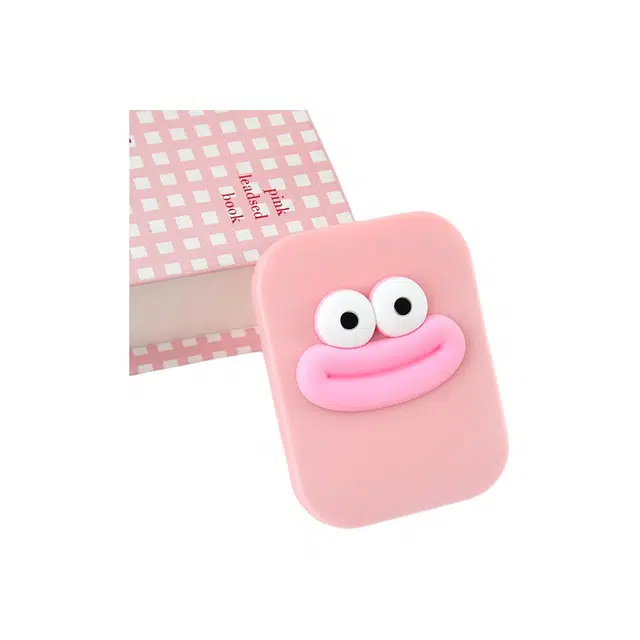 米甜兔 折叠镜子镜梳一体化妆镜女学生随身塑料梳便携卡通小镜子