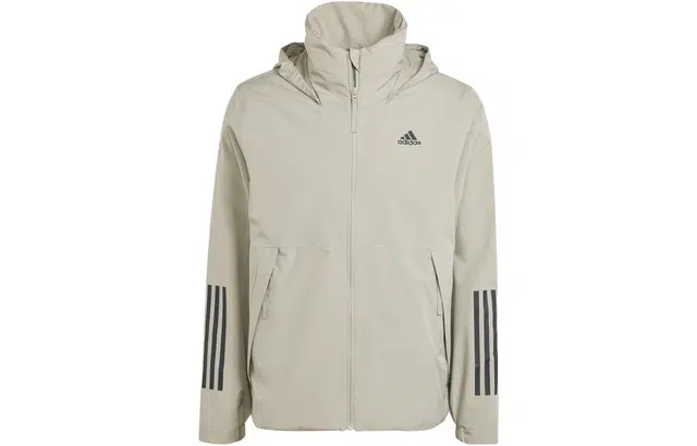 adidas Bsc 3-Stripes Rain.Rdy Jacket Logo
