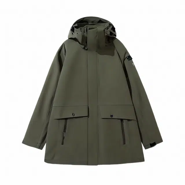 雅鹿  登山三合一可拆卸时尚百搭户外探险  防风冲锋衣 男款