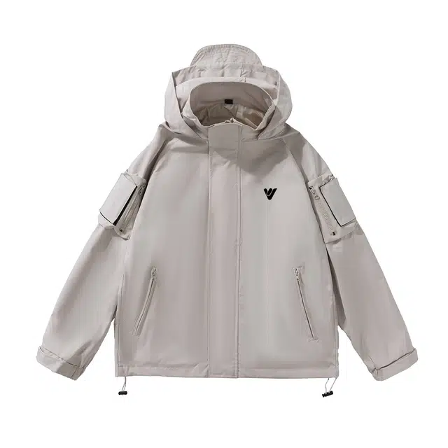 雅鹿  美式工装休闲三防户外连帽百搭  防水防风耐磨冲锋衣 男款