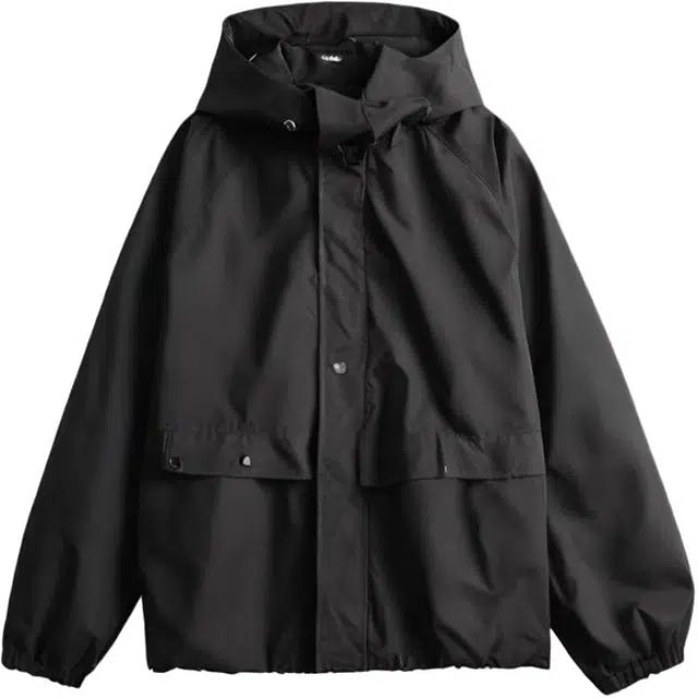 雅鹿  美式拼接连帽  防水防风防紫外线冲锋衣 男女同款