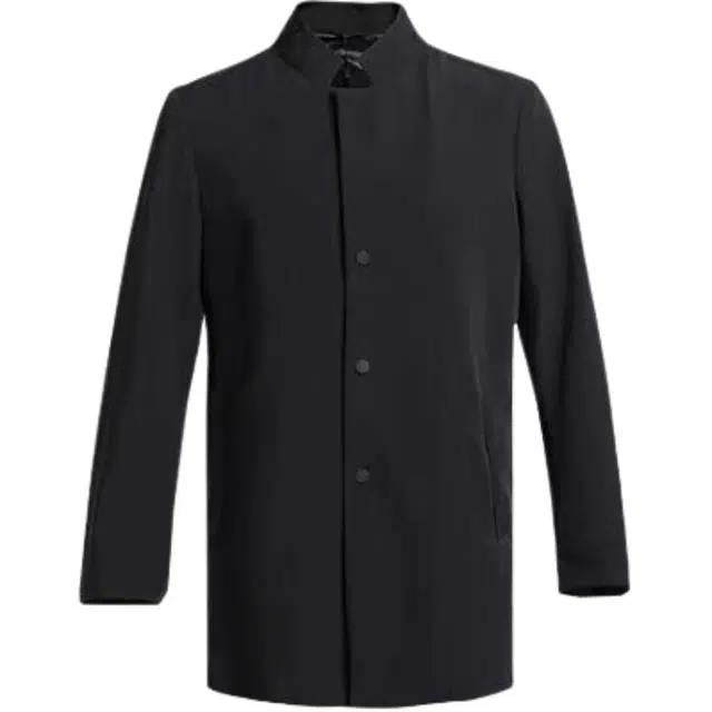 迪柯尼 商务休闲纯色夹克外套 男款 黑色