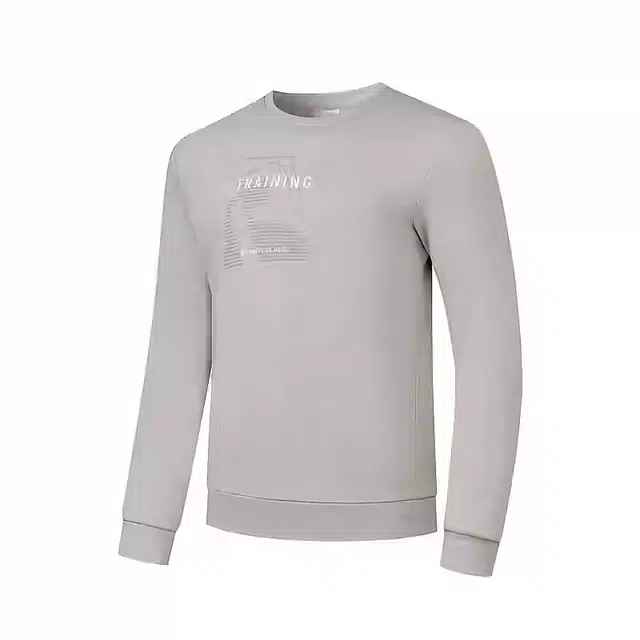 乔丹 运动生活系列 字母圆领舒适透气百搭休闲卫衣 男款 月岩色