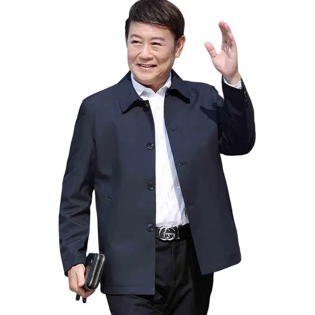 雅鹿 宽松风控纯色夹克外套 男款