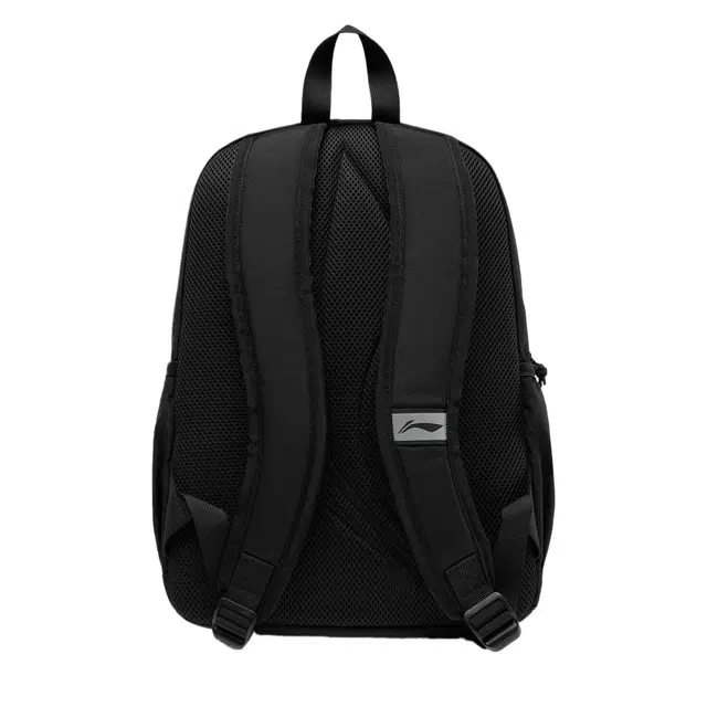 李宁儿童 运动生活系列 反光时尚贴合学院风 涤纶 童包 中号 青少年 黑色