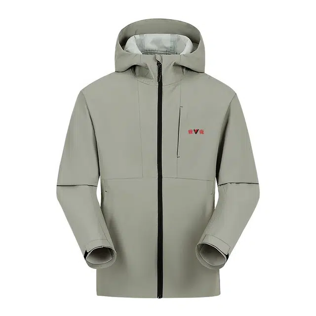 雅鹿  城市户外运动  防水防风防紫外线透气耐磨保暖速干超轻冲锋衣 男款